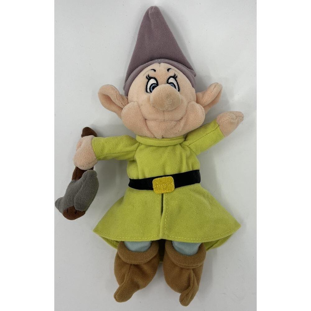 Disney Store Dopey Dwarf Plush Stuffed Snow White And The Seven 7 Dwarfs 9"